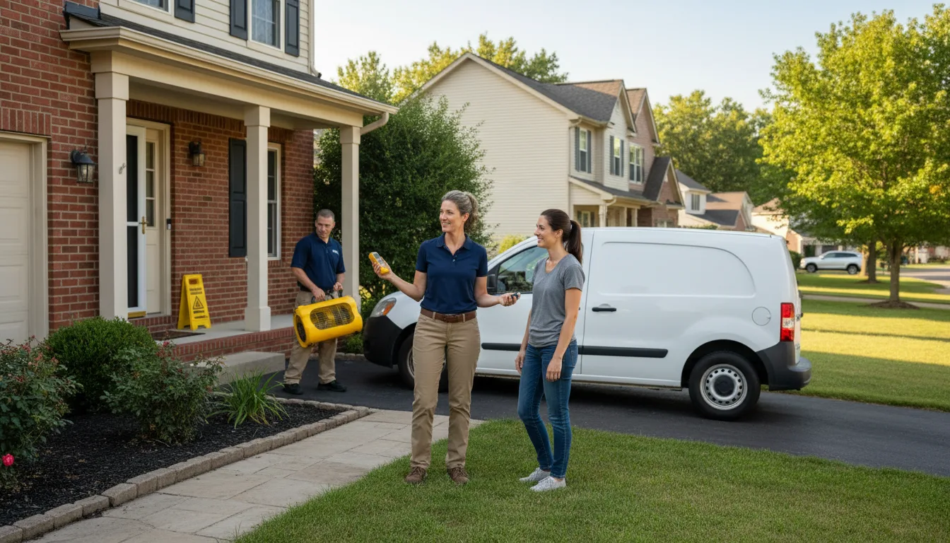 Residential water damage restoration in Byers, CO